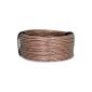 HiFi Speaker Cable transparent - 2x4mm² - 10m ring - OFC - Full Copper - Made in Germany - incl 2 Velcro cable ties -. 2.18 / m (electronic)
