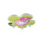 Kids Lamp in flower shape with butterfly and caterpillar, LED night light function, ceiling lamp ca. 49x49x7cm (Baby Product)