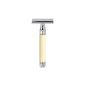 Edwin Jagger Double razor with handle of ivory imitation (Personal Care)