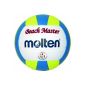 Molten beach volleyball MBVBM, white / yellow / blue, 5 (Equipment)