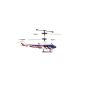 Jamara 031 850 - RC Twin Huey mini helicopter 3 channel with Gyro included remote control with integrated charger (Toys)