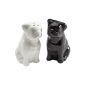 Salt and pepper shakers in the shape of pugs Pug Pug
