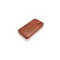 KAVAJ Leather Case Cover "Miami" for the Apple iPhone 6 4.7 inches cognac brown genuine leather with business card slot.  Thin Case as noble accessories for the original Apple iPhone 6 (Wireless Phone Accessory)