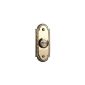 Byron Wired doorbell for wall mounting Silver / brass colors (tool)