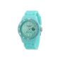 Madison New York - SU4167PV - Mixed Watch - Quartz Analog - Dial Green - Green Silicone Bracelet (Watch)