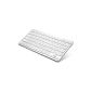 Anker® Ultra Slim Wireless bluetooth mini keyboard (German) for smartphones and tablets - white