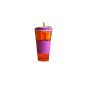 Snacky Magic - 2in1 drink snack cups TV Original BCdirekt (Orange / Purple) (household goods)