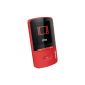 Philips - SA4VBE04RF - GoGear Vibe - MP4 Player - 4GB - Red (Electronics)