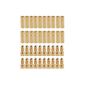 20 pairs 3.5mm gold-plated banana plugs Engine Electronic connectors (Electronics)