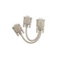 SODIAL (TM.) New 1 PC to 2 monitors-Splitter Cable VGA video (electronic)