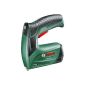 Bosch Cordless Stapler PTK 3.6 LI With Metal Box, 1000 staples (type 53, 8 mm length) and 0,603,968,100 charger (Tools & Accessories)