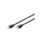 HDMI 19 pin Male to Male Gold Plated 10.00m (Accessories)