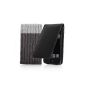 Leather Case for iPod Touch 4G 8GB 32GB 64GB - Black (Electronics)