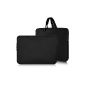 EasyAcc Macbook Air / Pro 13.3 inch Neoprene Sleeve Case Shockproof laptop bag for MacBook Air / MacBook Pro and much more (black) size: 349mm * 255mm * 25mm (Personal Computers)