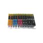 10 cartridges incl. Chip for Canon Pixma MP540 MP550 MP560 MP620 MP540X MP620B MP630 MP640 MP980 MX860 MX870 iP3600 iP4600 IP4700 MP 540 550 560 620 630 640 980 3600 3700 4700 IP mx 860 870 COMPATIBLE cartridges with chip, compatible with Canon PGI-520BK CLI-521BK CLI-521C CLI 521M CLI-521Y (with chip / with level indicator (2 x PGI-520BK / 2 x CLI-521BK / 2 x CLI-521c / 2 x CLI-521m / 2 x CLI-521Y) (Office Supplies & Stationery )