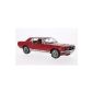 Ford Mustang GT, with red decor, 1967, model car, ready model, Greenlight 1:18 (Toys)