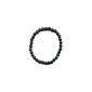 Black Tourmaline Bracelet 6mm balls (Jewelry)