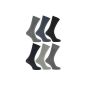 Plain socks with lycra (set of 6 pairs) - Men (Clothing)