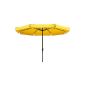 Schneider parasol Amalfi, yellow, 350 cm Ø, 8-piece, round (garden products)