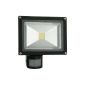 lux.pro® 20W LED SMD FLUTER + MOTION object illumination spotlights - light color white
