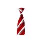 Tie by Mailando, with stripes, div. Colors black, red, green, gray, brown, yellow, blue, pink, ... (Textiles)