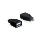 DELOCK Adapter USB micro B St / USB A Bu (Accessories)
