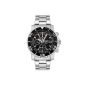 Seiko Men's Watch Chronograph XL stainless steel coated SNA225P1 (clock)