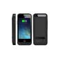EasyAcc® MFi 2400mAh iPhone 5 5S Battery Case Cover, Black (Wireless Phone Accessory)