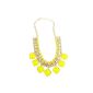 Fashion SUNNOW a diamond necklace and gemstone necklace -color fluorescence (Clothing)