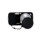 MoreGift4U Detachable lens cap TPU Gel Silicone Case for Samsung Galaxy S4 Zoom C1010 - Black (Electronics)