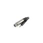 Ex-Pro Cable XLR female to 3.5 mm stereo jack plug, 2A m, black (Electronics)