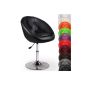 Lounge chair - Black - 360 ° swivel seat - Adjustable height: 80-94 cm - VARIOUS COLORS