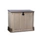 Keter 17197662 storage Store it Out Midi, imitation wood, plastic, beige / brown, for 2x120 liter garbage cans (garden products)