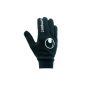 uhlsport Herren fielders gloves;  black (Sports Apparel)