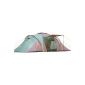 Skandika Daytona XXL family tent for 6 persons with 3000mm of water column (equipment)