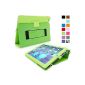 Snuggling iPad 3 & 4 Case (Green) - Smart Case with lifetime warranty + Sleep / Wake function (Personal Computers)