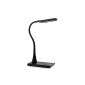 TaoTronics® TT-DL05 desk lamp table lamp bedside lamp LED 9W, eye care Natural cold light mode with seven adjustable brightness levels per key (black)