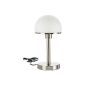 Trio Touch Me table lamp glass ball shade satin nickel (household goods)