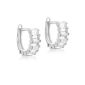 Carissima Gold - Earrings - Women - White Gold (9 cts) 1.2 Gr - Zirconium oxide (Jewelry)