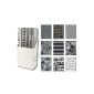 6 rolls Set Black and White Black and White wrapping paper 200 x 70 cm.