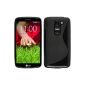 Silicone Case for LG G2 mini - S-Style black - Cover PhoneNatic ​​Hard Case (Electronics)