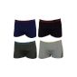 Men's Fashion Men's Boxer Shorts Lounge 'Hombre', 4 pack in trendy colors and improved fit (Textiles)