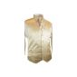 Paul Malone Wedding vest Set 5tlg champagne floral pattern (Textiles)