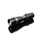 EasyAcc® flashlight 500LM 3-in-1 with Cree LED flashlight, bicycle lamp and head lamp with adjustable focus, incl. Free hand and headband (tool)
