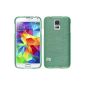 Silicone Case for Samsung Galaxy S5 - brushed green - Cover PhoneNatic ​​Hard Case (Electronics)