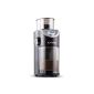 Klarstein Picobello Disc Mill Electric Coffee Grinder with burr grinder (18-stage, 140 Watt, adjustable cup number for up to 12 cups, 150 g capacity) black