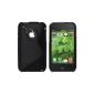Front Cover Case rigid TPU Hard Case for Apple iPhone black box 3 3G 3GS (Electronics)