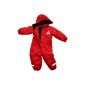 Maylynn Mini - Baby Softshell snowsuit snow overall red (Textiles)