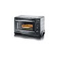 Severin TO 2053 Table Oven / 28 L / 1500 W / black and silver / 61 minutes timer / tone (Misc.)