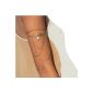 Sannysis Turquoise Drop Arm Slave Harness Chain Upper bracelet Cuff bracelet armband (jewelry)